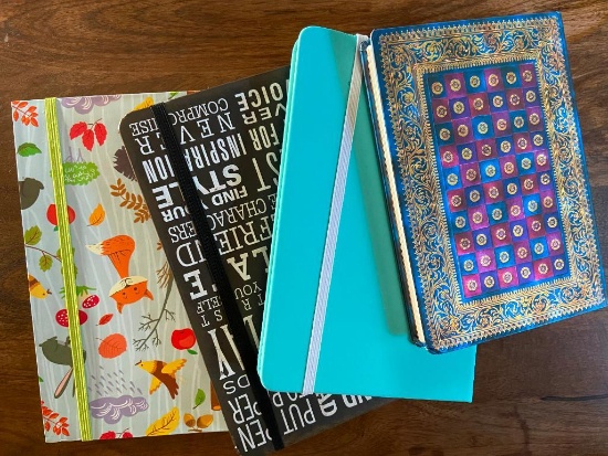 4 Blank Books