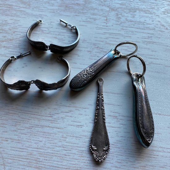 Bracelets and Key Chains Fashioned form Spoons