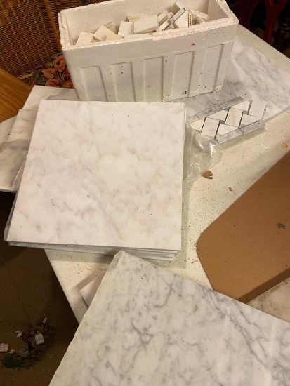 Carrara Mable Tiles and Cut Pieces
