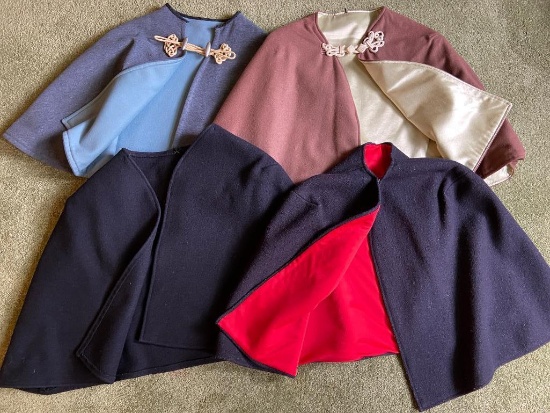 4 Military Uniform Wool Capes