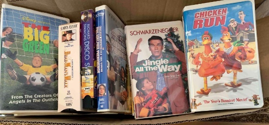 Lot of Classic Movies - DVD & VHS Including Monsters Inc, 3 Stooges, Richard Simmons & The Big Green