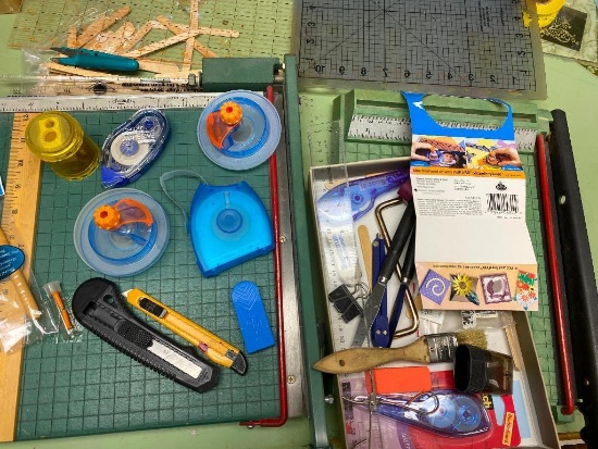 Supplies for Cutting and Gluing