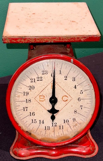 Red Vintage BBC Scale