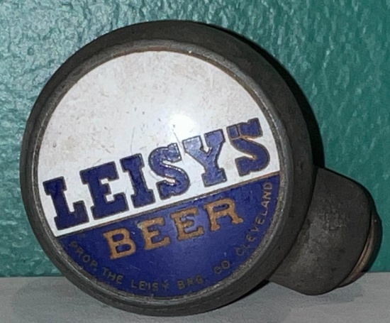 Vintage Leisys Cleveland Beer Tap Handle