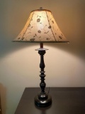 Table Lamp with Floral Shade