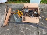 Wrought Iron Hooks, Sweet Iron Bits,...Antique Horse Hames & More!