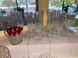 Crystal and Cut Glass Stem Ware & Serving Pieces