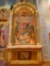 Orthodox Altar Section with Carved Wood Gilded Columns & Belarusian Message