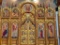 Center of Altar - Gilded Carved Wood Altar Screen with Icons & French Doors