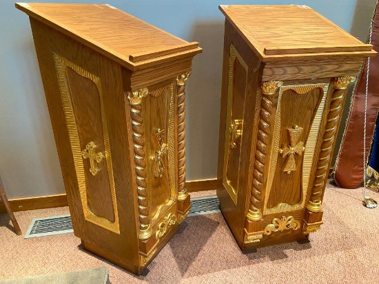 2 Church Lectern Stands