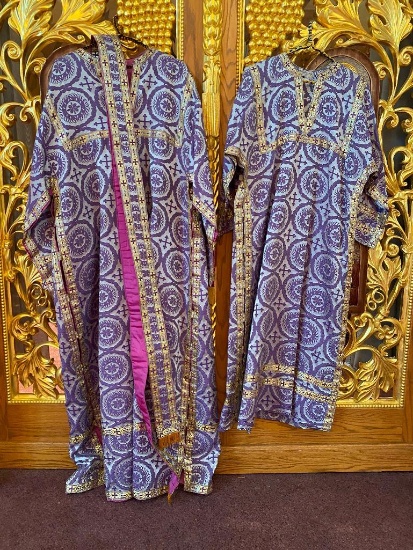 2 Purple and Gold Vestments