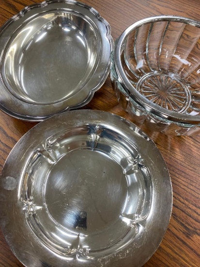 Silver Plate Serving Pieces including MELFORD