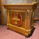 Carved Oak Altar Piece