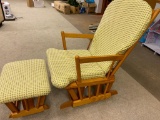 Glider Rocking Chair with Glider Ottoman