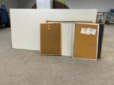 Collection of Chalkboards, Cork Boards, White Boards