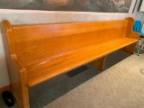 Single Oak Pew