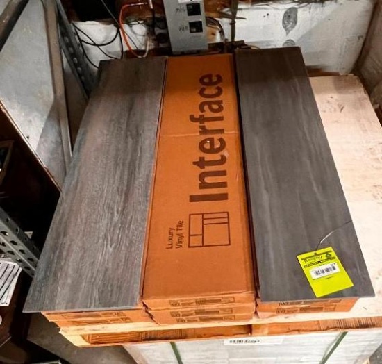 Pallet of Interface LVT Vinyl Tile