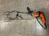 Ridgid Power Drill with Industrial Grout Mixing Paddles