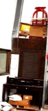 Tarkett VCT Tile, Desk, Tripod, Office Furniture Moving Dolly & Box of Phillips Light Bulbs