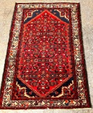 Persian Red Hand Knotted Area Rug