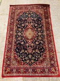 Vintage...Hand Knotted Traditional...Persian Wool Area Rug with Original Markings on Back