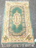 Large Sky Blue and French Cream Colored...Vintage Persian Rug...