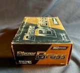 1 Sealed...Box of Blazer Brass 9mm Luger 115 Grain FMJ Ammo - 350 Rounds