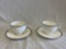 (2) Wedgewood Tea Cups and Saucers