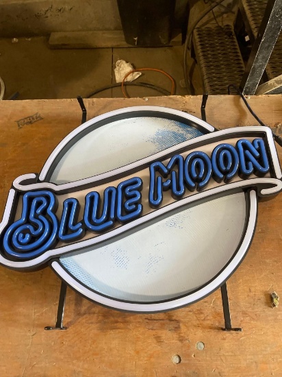 Blue Moon LED Sign