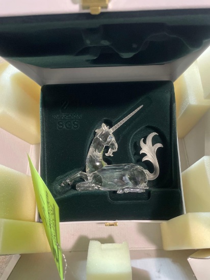Swarovski SCS Unicorn Glass Piece