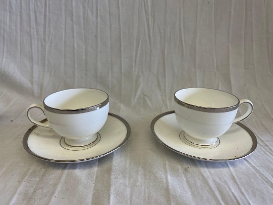 (2) Wedgewood Tea Cups and Saucers