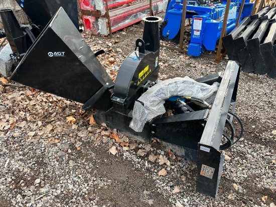 NEW Mower King SkIdloader Wood Chipper Attachment