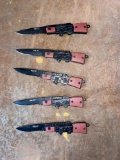 Lot of (5) un-boxed pocket knives