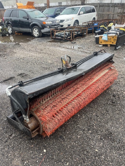 5' Skitloader Broom Attachment