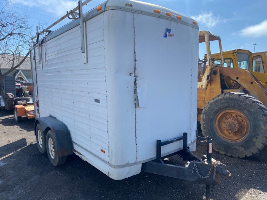 Pace American 12ft Tandem Enclosed Box Trailer