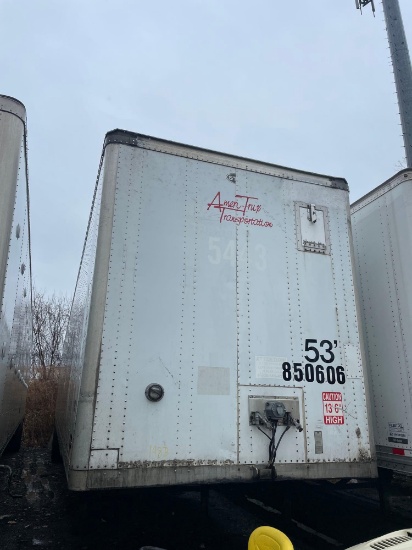 2008 Strick 53 Foot Enclosed Van Trailer