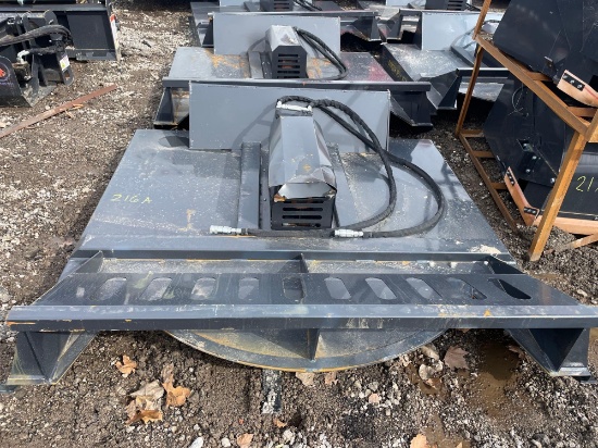 New Wolverine Co 72in Hydraulic Skidloader Brush Hog Attachment