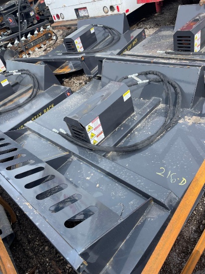 New Wolverine Co 72in Hydraulic Skidloader Brush Hog Attachment