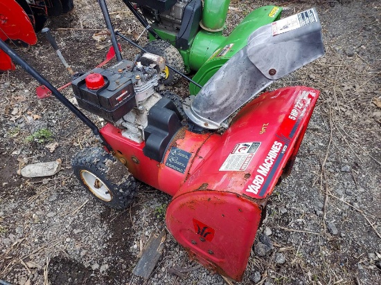 Yard Machines 5hp 22" Snow Thrower