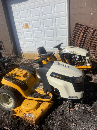 (2) Cub Cadet Riding Lawnmowers
