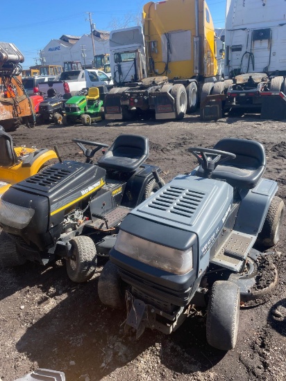 (2) Yard Machines Riding Lawnmowers