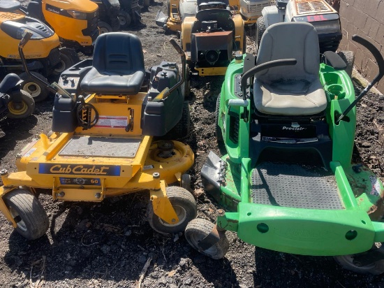 (2) Cub Cadet and Lawn-Boy Sit-Down Zero-Turn Lawnmowers