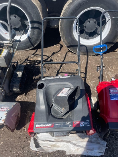 Yard Machines Snowblower