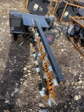 New Wolverine Co 72in Hydraulic Skidloader Trencher Attachment