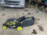 Ryobi 40V Lithium Brushless Self-Propelled Push Mower and Bagger