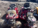 (2) White Outdoor and Troy-Bill Riding Lawnmowers