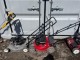 (2) Assorted Push Mowers Snapper and Poulan