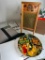 Guy Buffet Marketplace Wall Clock, Columbia Washboard, Bamboo Vase Photo Albums & More