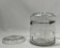 Vintage Small Clear Glass Atlas EZ Seal Mason Jar