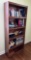 Tall Wooden Bookshelf